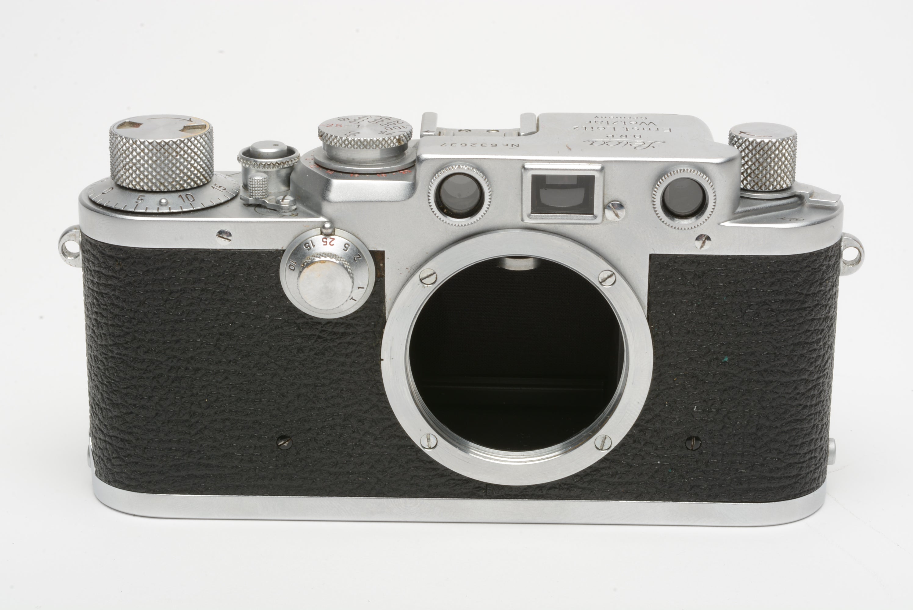 Leica IIIf 35mm rangefinder camera red dial, works great! | eBay