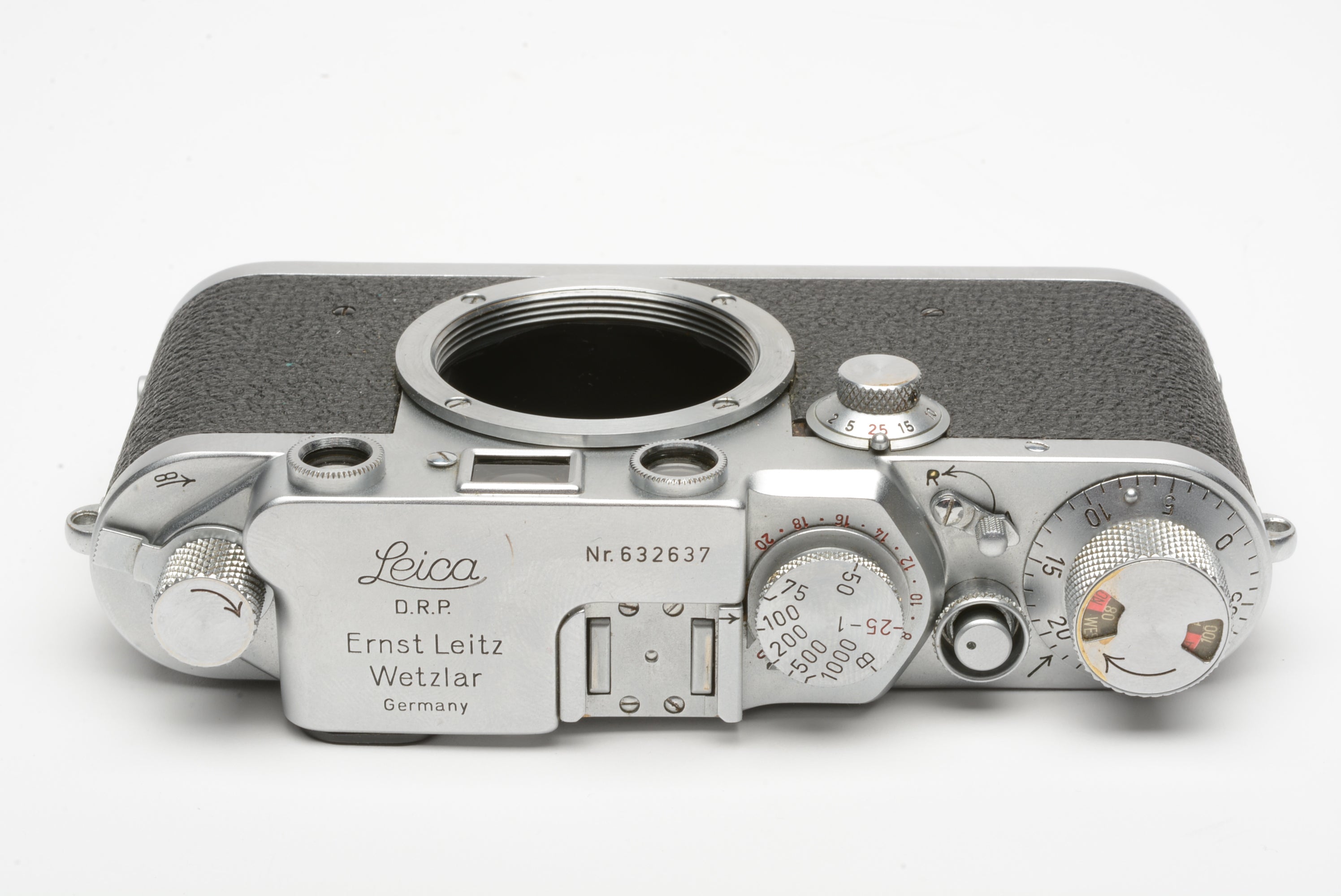Leica IIIf 35mm rangefinder camera red dial, works great! | eBay