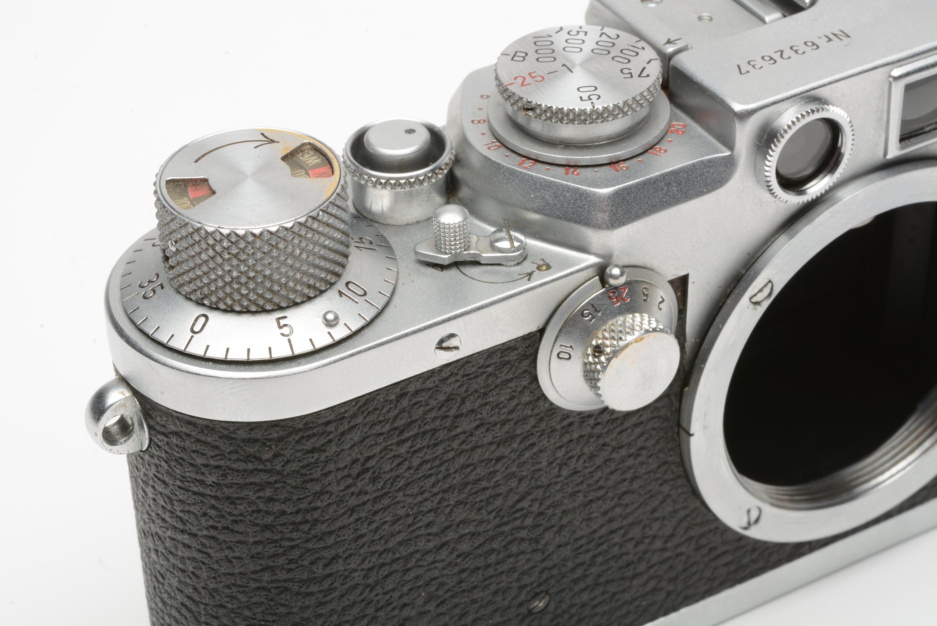 Leica IIIf 35mm rangefinder camera red dial, works great! | eBay