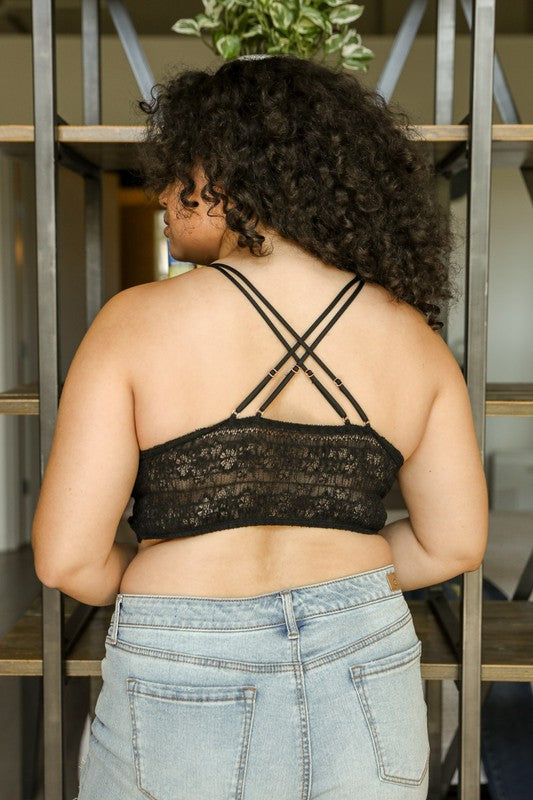 Crochet Lace Daisy Bralette
