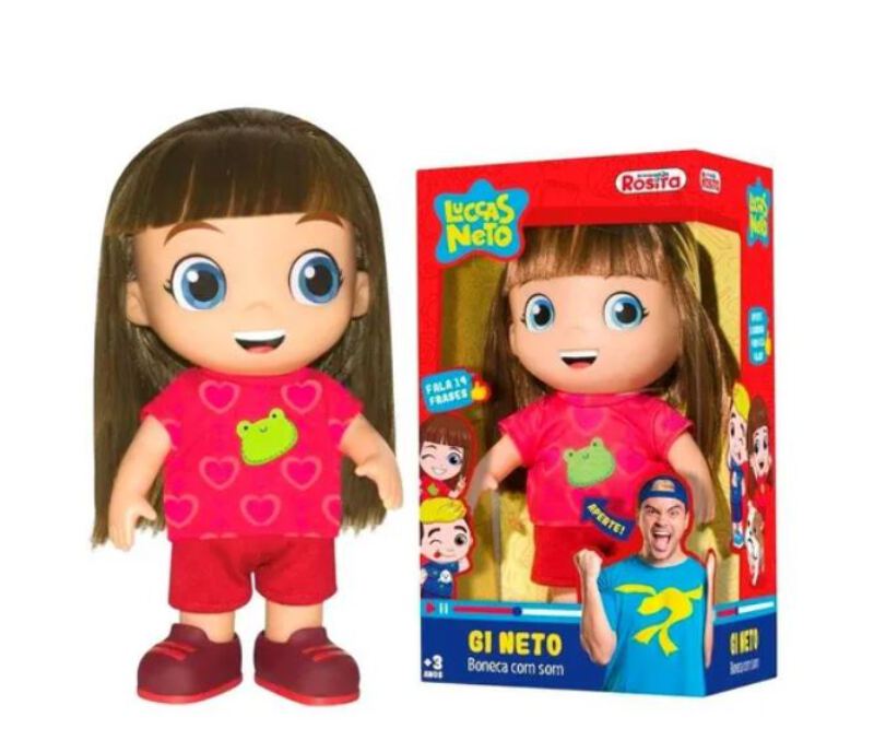 Rosita Giovanna Doll Gi Neto Origina 27cm Lucas Neto Toy Speaks 14 Phrases Ebay Gi luccas neto feitas especialmente para você. usd