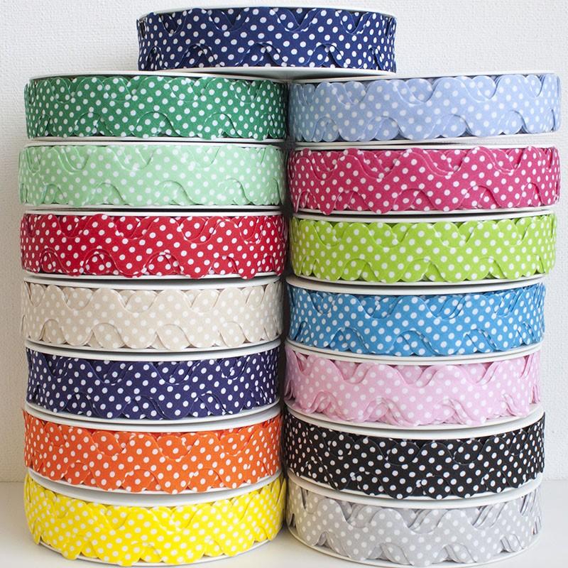 Plain BIAS BINDING Tape 18mm /& 30mm Cotton Trim 20 Colours 5m//25m Wholesale