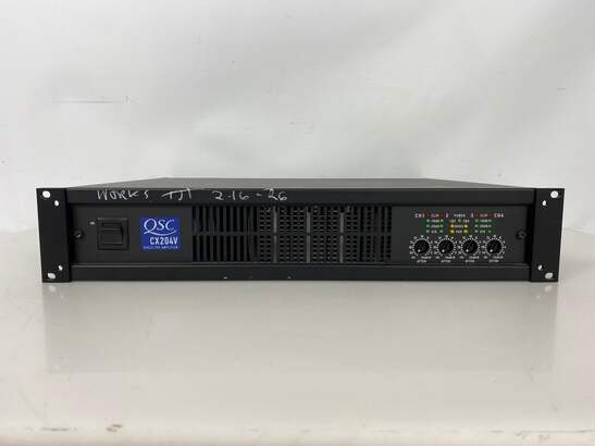 QSC CX204V 4 Channel Power Amplifier | eBay