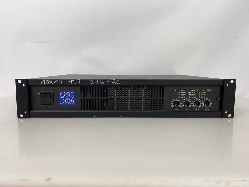 QSC CX204V 4 Channel Power Amplifier | eBay