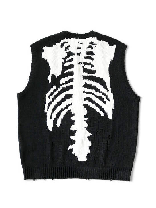 トップス Kapital 5G Cotton Knit Bone vest archive Kapital 5G cotton knit BONE vest (time sale) | eBay