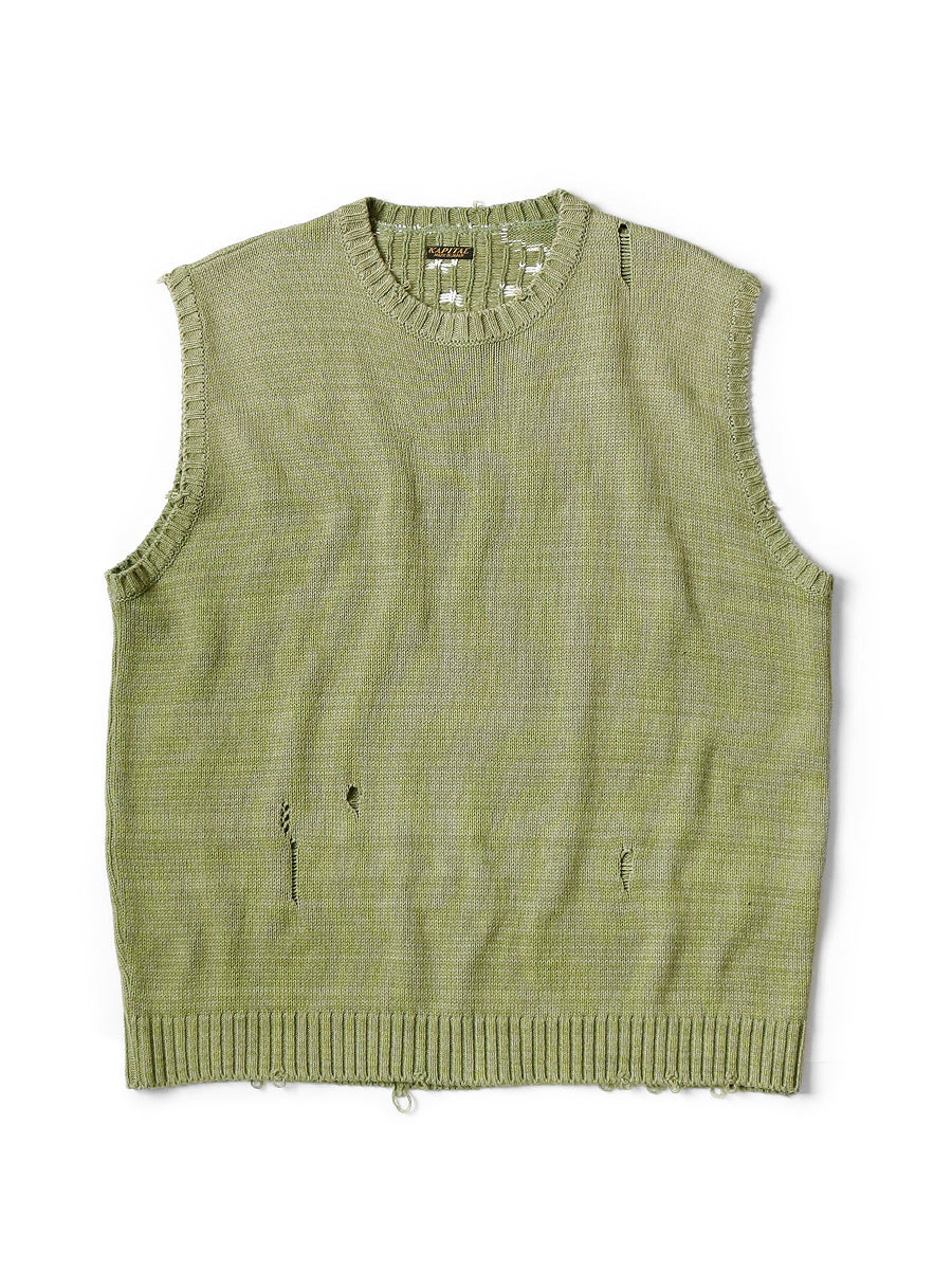 Kapital 5G cotton knit BONE vest (time sale) | eBay