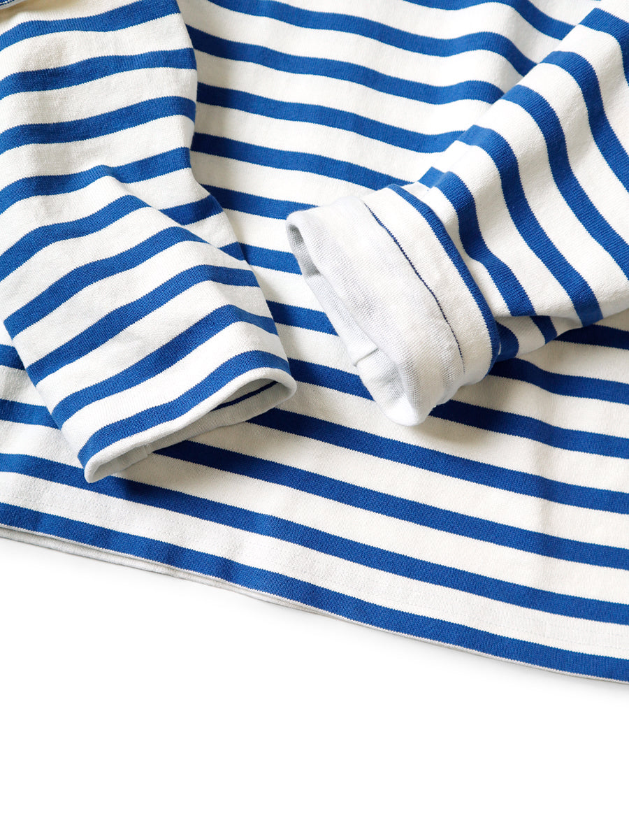 Kapital Panel border jersey elbow liplon Tee (PROFILE RAINBOWY