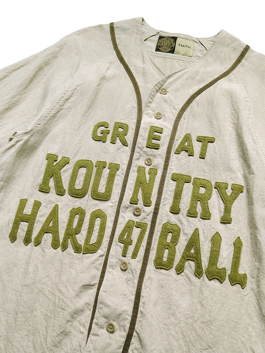 新品 size３ kapital GREAT KOUNTRY KAPITAL KOUNTRY 8OZ DENIM GREAT KOUNTRY BASEBALL SHIRT PRO
