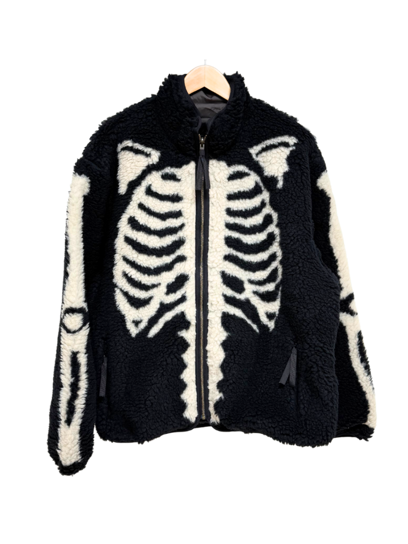 KAPITAL BONE pattern boa fleece reversible blouson Jacket | eBay