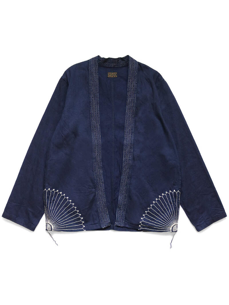 Kapital 8oz IDG×IDG denim KAKASHI shirt (Furoshiki embroidery