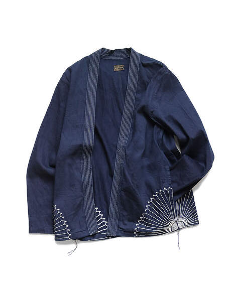Kapital 8oz IDG×IDG denim KAKASHI shirt (Furoshiki embroidery