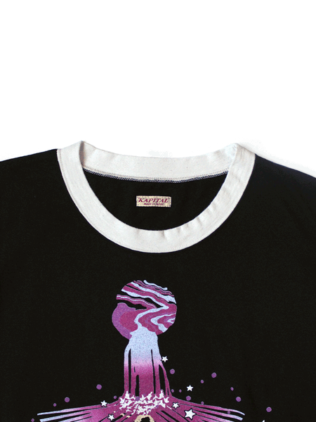 KAPITAL リンガーT Kapital 20 Jersey Ringer Tee (Laundry Max Chief pt) | eBay