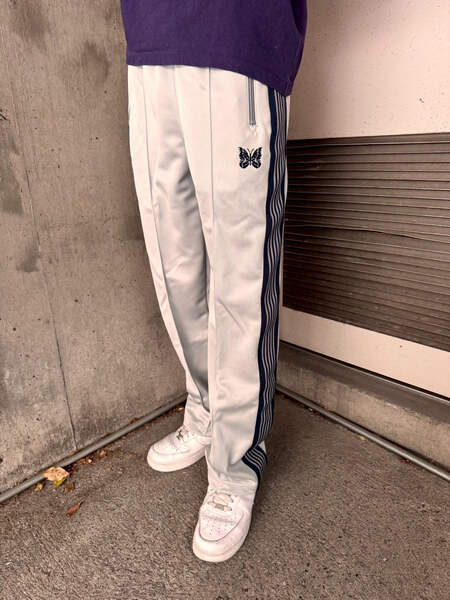 NEEDLES【LHP EXCLUSIVE】 TRACK PANTS Needles LHP EXCLUSIVE H.D. TRACK PANTS POLY SMOOTH GREEN | eBay