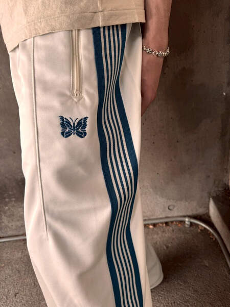 Needles LHP EXCLUSIVE H.D. TRACK PANTS POLY SMOOTH White | eBay