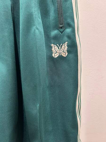 Needles LHP EXCLUSIVE TRACK PANTS POLY SMOOTH Green | eBay