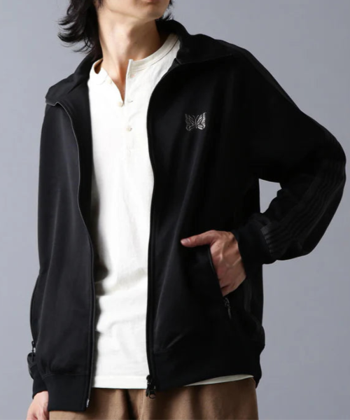 Needles LHP EXCLUSIVE TRACK JACKET POLY SMOOTH Black | eBay