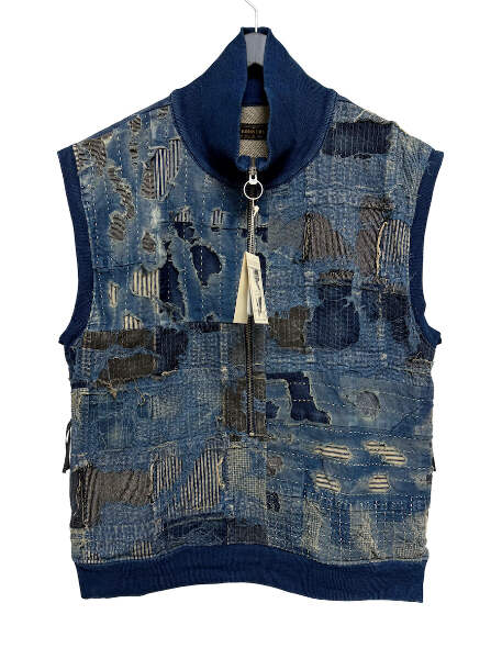 KAPITAL BORO IDG fleece half zip vest | eBay