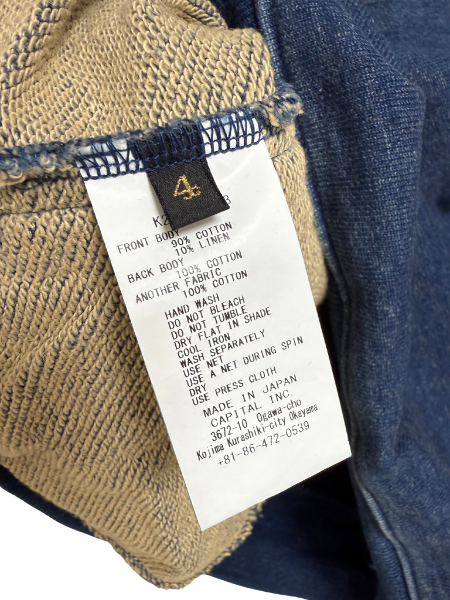 KAPITAL BORO IDG fleece half zip vest | eBay