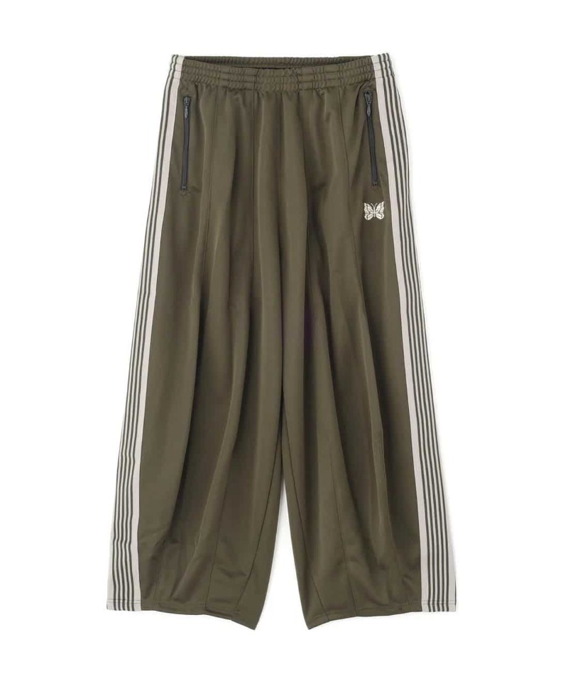 パンツ Needles Tracking PT Poly olive NEEDLES ZIPPED TRACK PANT POLY SMOOTH OLIVE | TODAY CLOTHING
