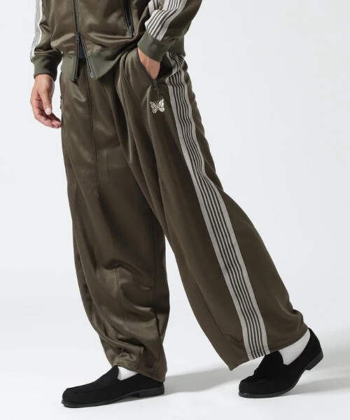 Needles H.D. Track Pant Poly Smooth B'2nd Exclusive Olive | eBay