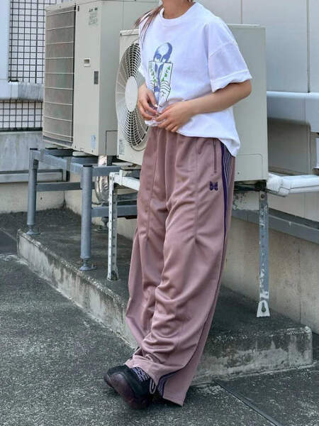 Needles BEAVER H.D. TRACK PANT POLY SMOOTH TAUPE | eBay