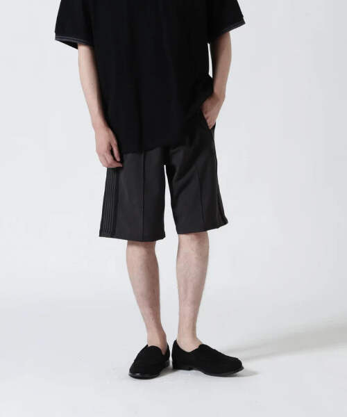 NEEDLES TRACK SHORT POLY CLOTH チャコール (S) Needles B'2nd Track Pant Shorts Poly Smooth charcoal | eBay