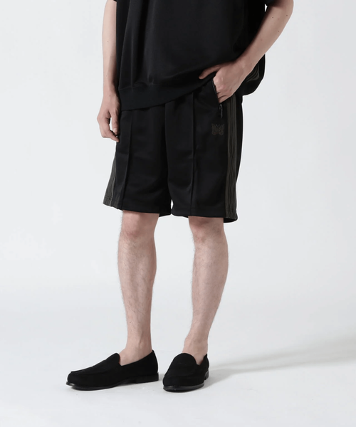 Needles × B'2nd Track Pant Shorts Poly Smooth Black | eBay
