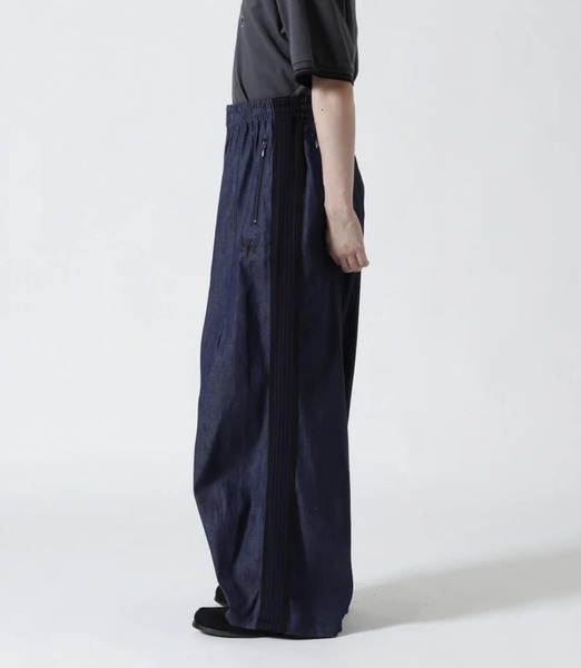 NEEDLES BEAVER H.D DENIM Indigo Track Pant | eBay