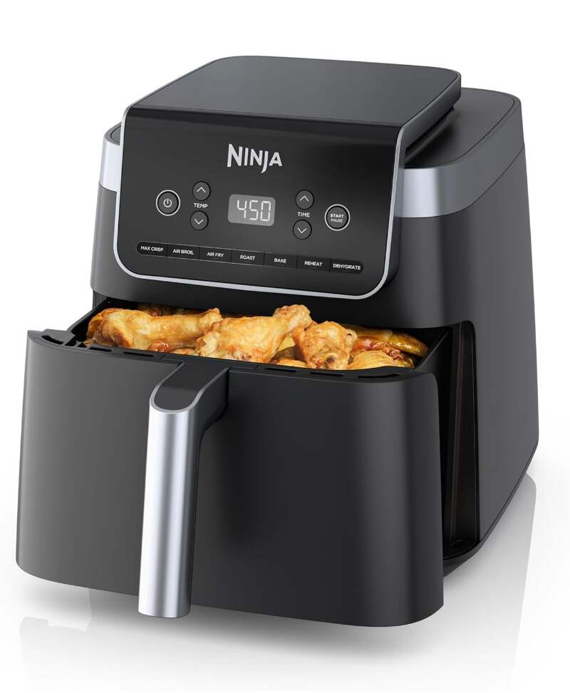 Ninja Air Fryer Pro XL 7-in-1, Max Crisp Tech, 450F for Hotter