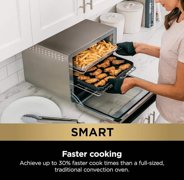 Ninja DT251 Foodi 10-in-1 Smart XL Air Fry Oven, Bake, Broil