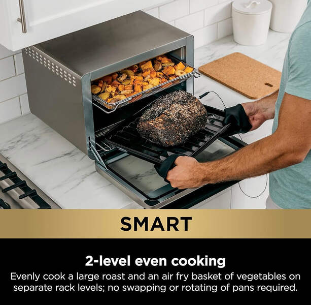 Ninja DT251 Foodi 10-in-1 Smart XL Air Fry Oven, Bake, Broil