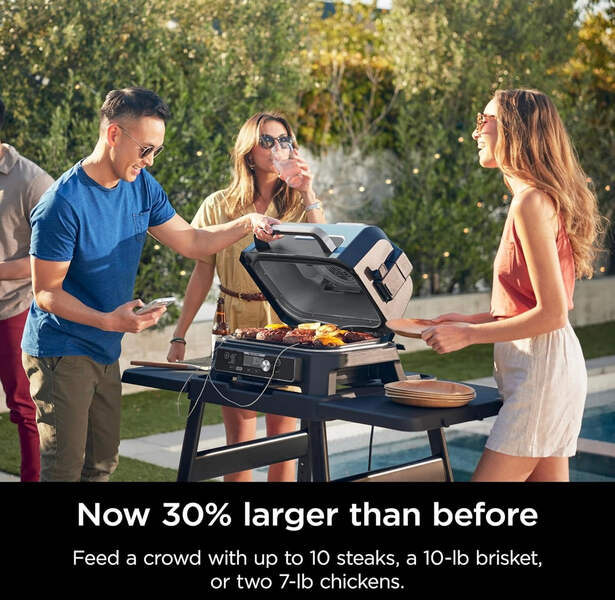 Ninja Woodfire Pro Connect Premium XL Outdoor Grill & Smoker