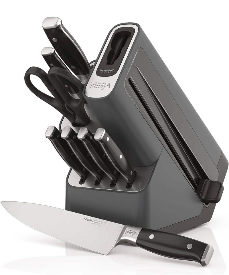 Ninja K32009 Foodi NeverDull Premium Knife System, 9 Piece Knife