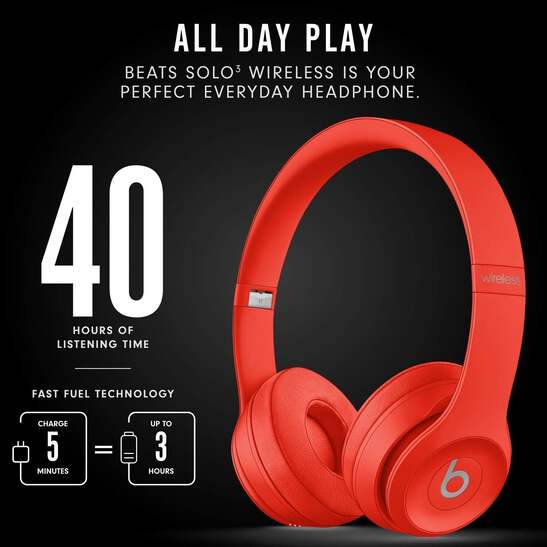 【週末限定セール！】beats solo 3ワイヤレス ヘッドホン　オレンジ 515SPLV-2+L.jpg_BO30,255,255,