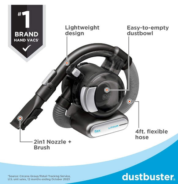 BLACK+DECKER dustbuster FLEX Cordless Handheld Vacuum, Home, Pet