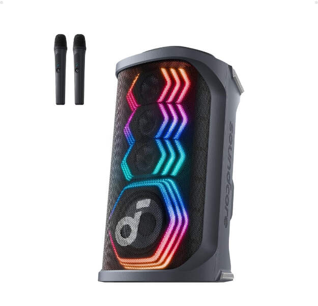 Soundcore Rave 3S 未開封　イベントに！ Soundcore Rave 3S AI Party Speaker with 2 Wireless Microphones