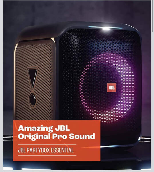 [新品・箱ダメージ] JBL Partybox Encore Essential JBL Partybox Encore Essential 100W Sound, Built-in Dynamic Light