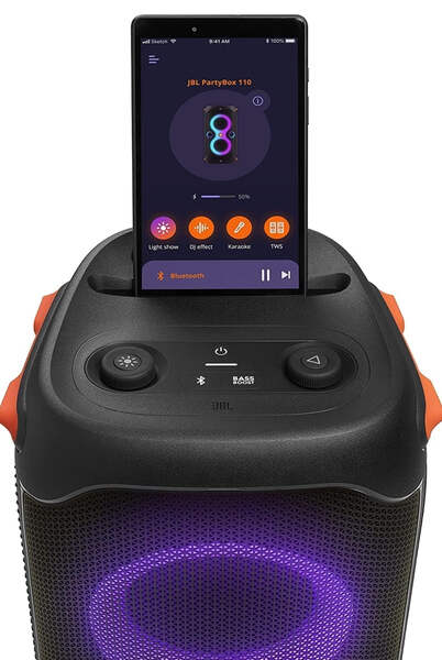 JBL PartyBox 110 - Portable Party Speaker with Built-in Lights