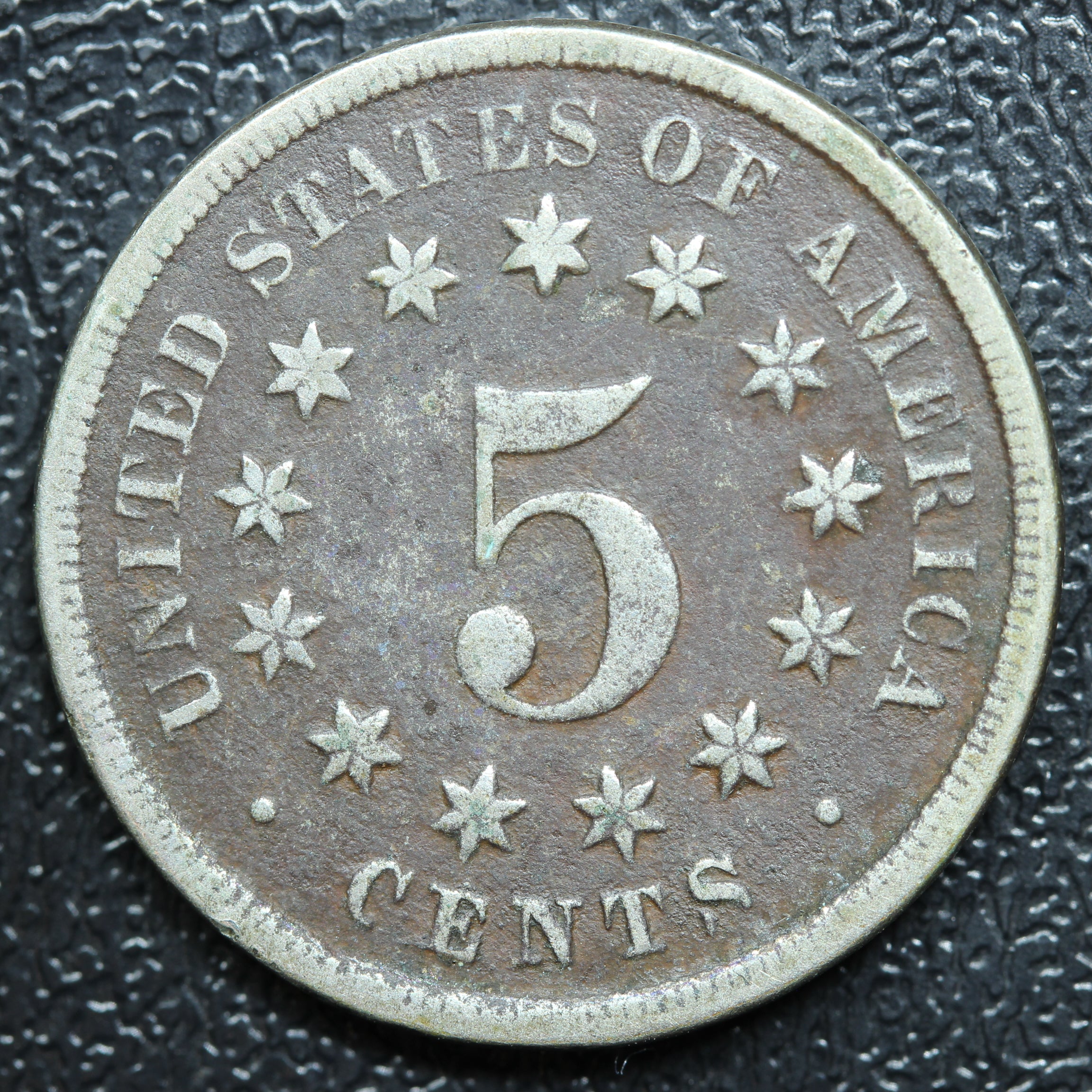 1868 Shield Nickel 5 Cents 5c Five Cents | eBay