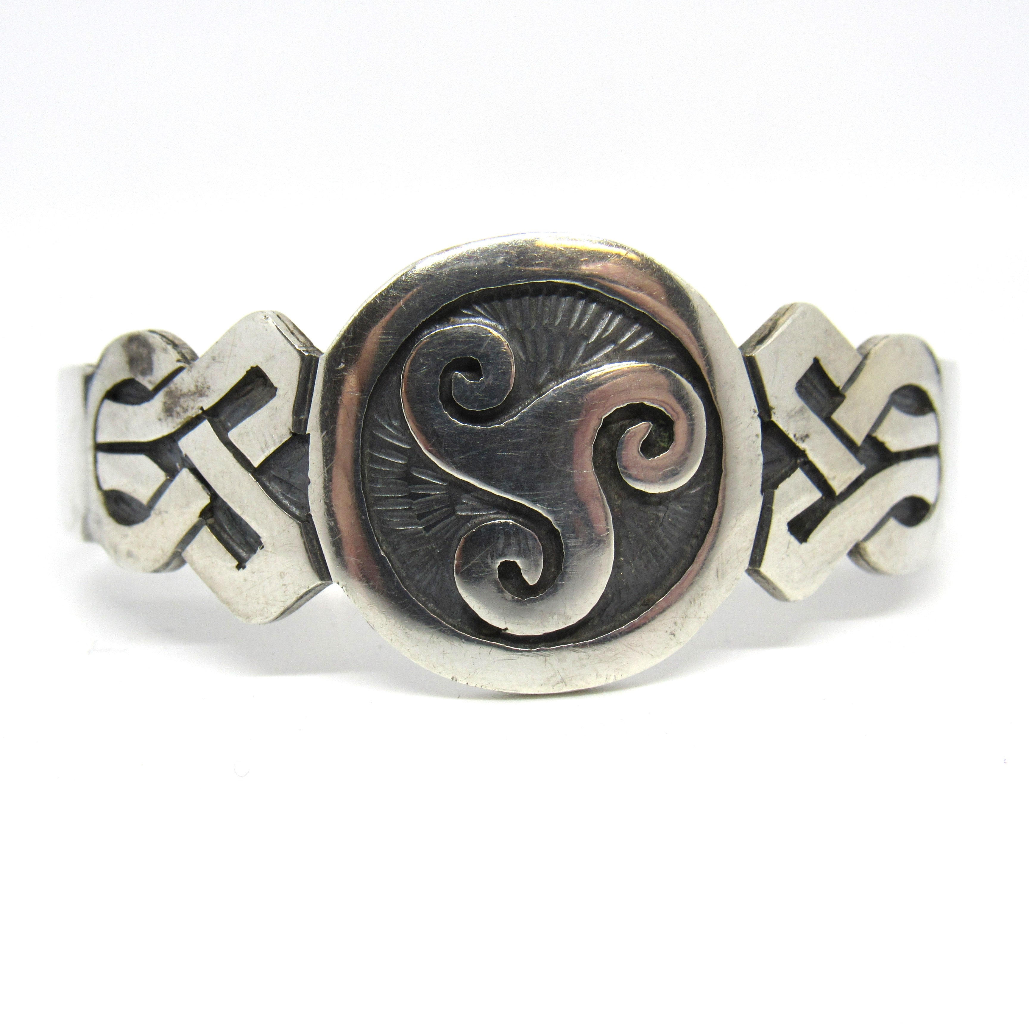 Vintage 925 Mexico TM-253 Sterling Silver 925 Cuff Bracelet