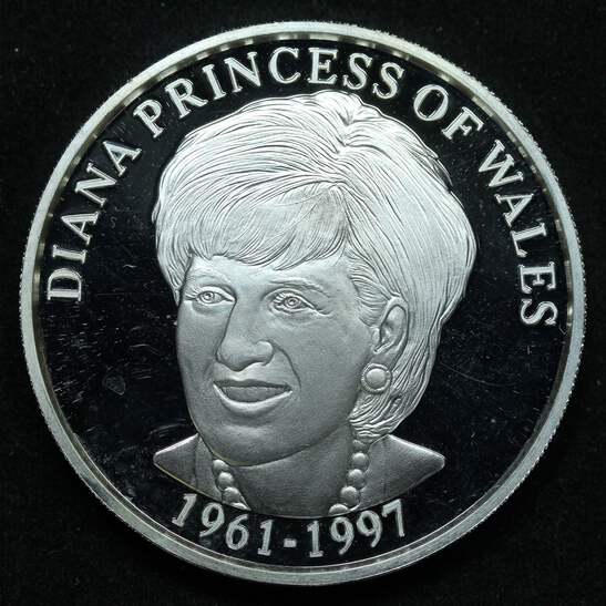 1 oz .999 Fine Silver - Diana Princess of Wales 1961-1997