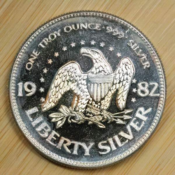 1982 A-Mark Life Liberty Happiness 1 oz Silver Round .999 Fine | eBay