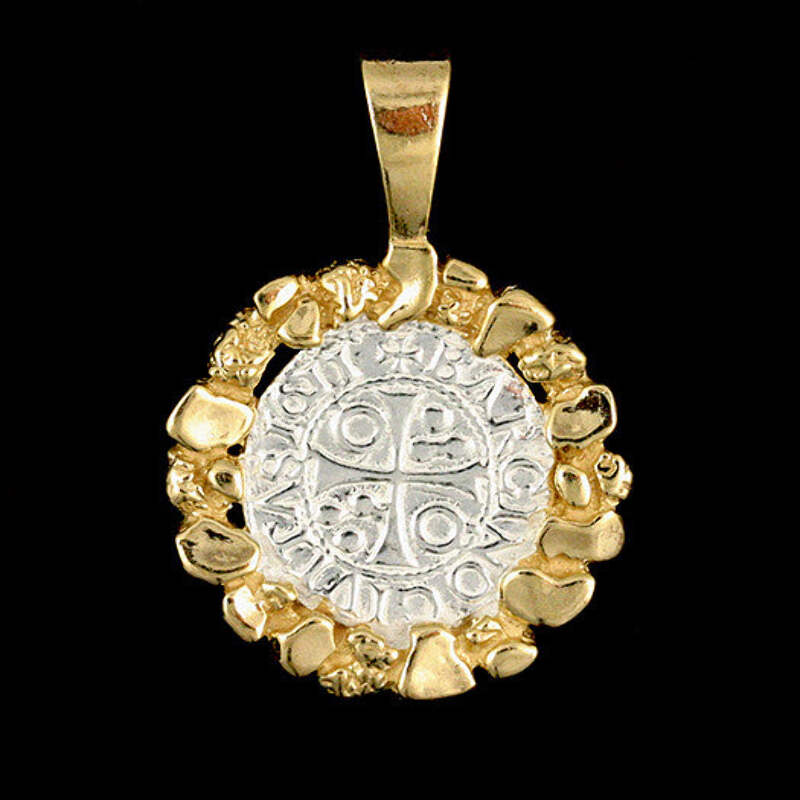Atocha Sunken Treasure Pieces Of Eight Silver Coin Pendant - Anchor