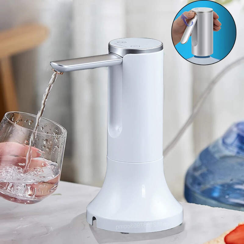 Electric Water Gallon Pump Automatic Water Pump 19 Liters Foldable Desktop Water Bottle Pump USB Rechargeable Water Dispenser