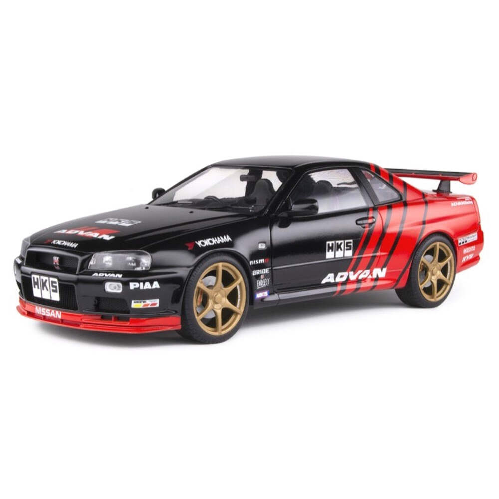 Solido 1 18 Nissan Skyline Gt R R34 Ao N Au Ao µ Ao Advan Drift Liv Ebay