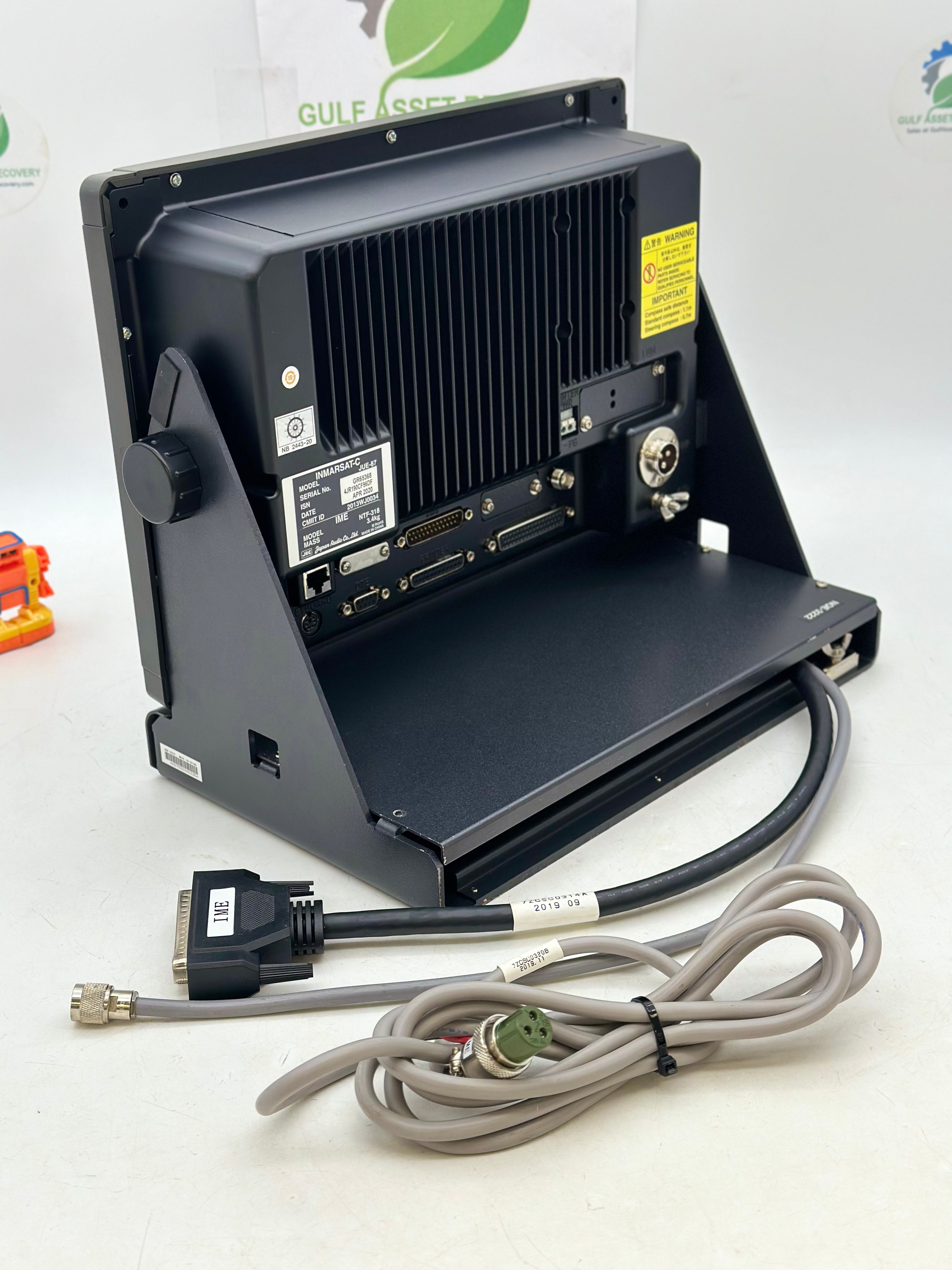JRC NTF-318 JUE-87 IME Inmarsat-C System w/ JB1, Keyboard