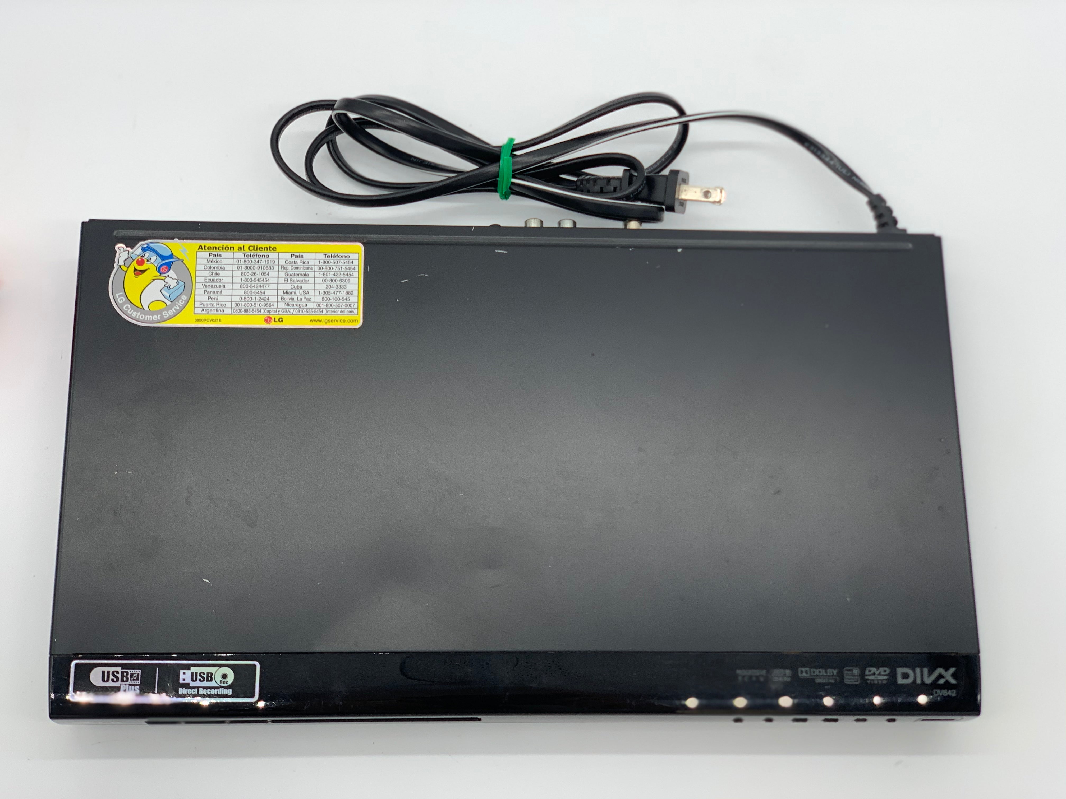 LG DV642 DVD / CD / CD-R / RW Player, USB Direct Recording (Used