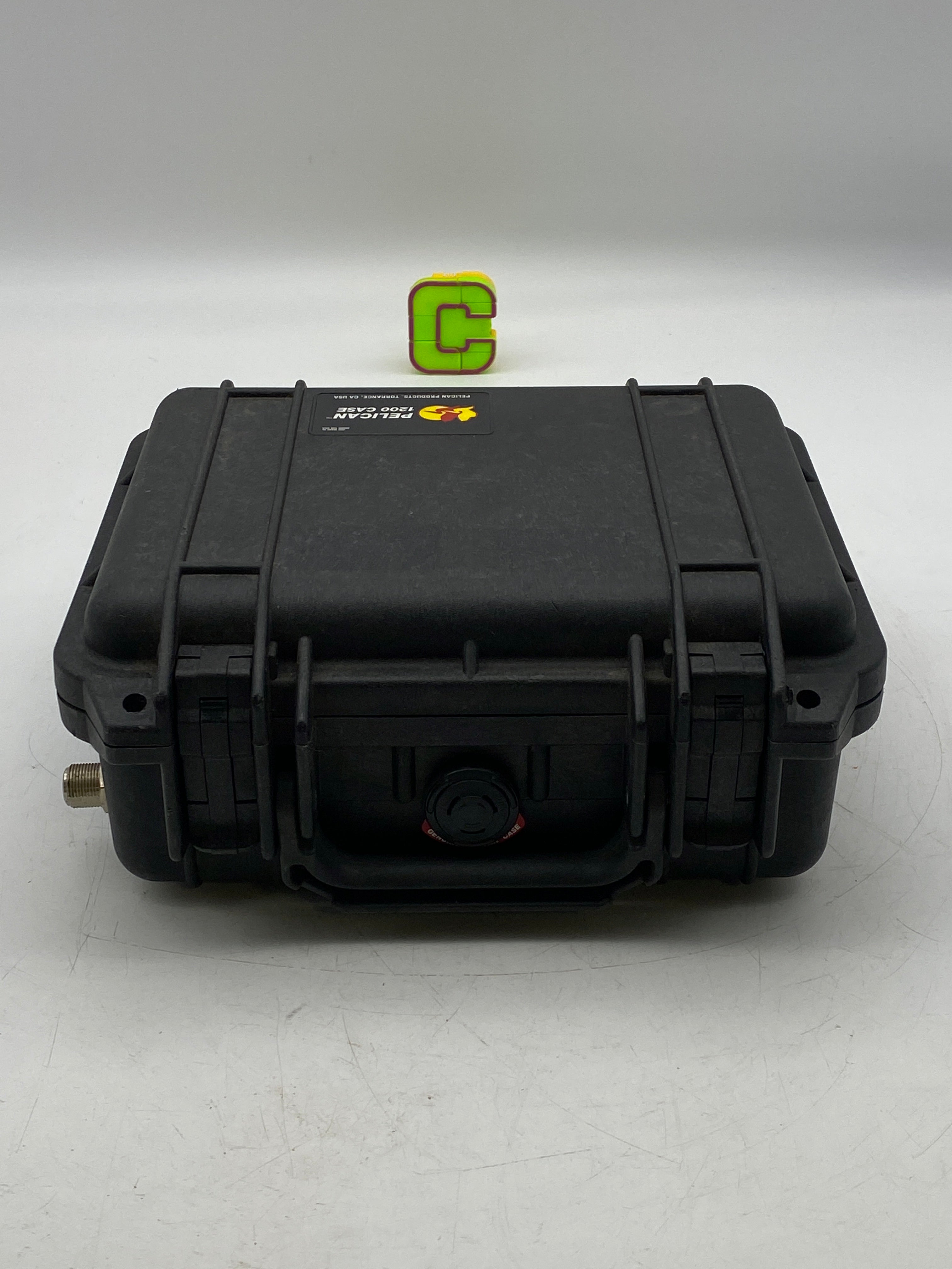 Pelican 1200 Case w/ (2) UHF-MCX Connectors, (1) C14 Power Supply