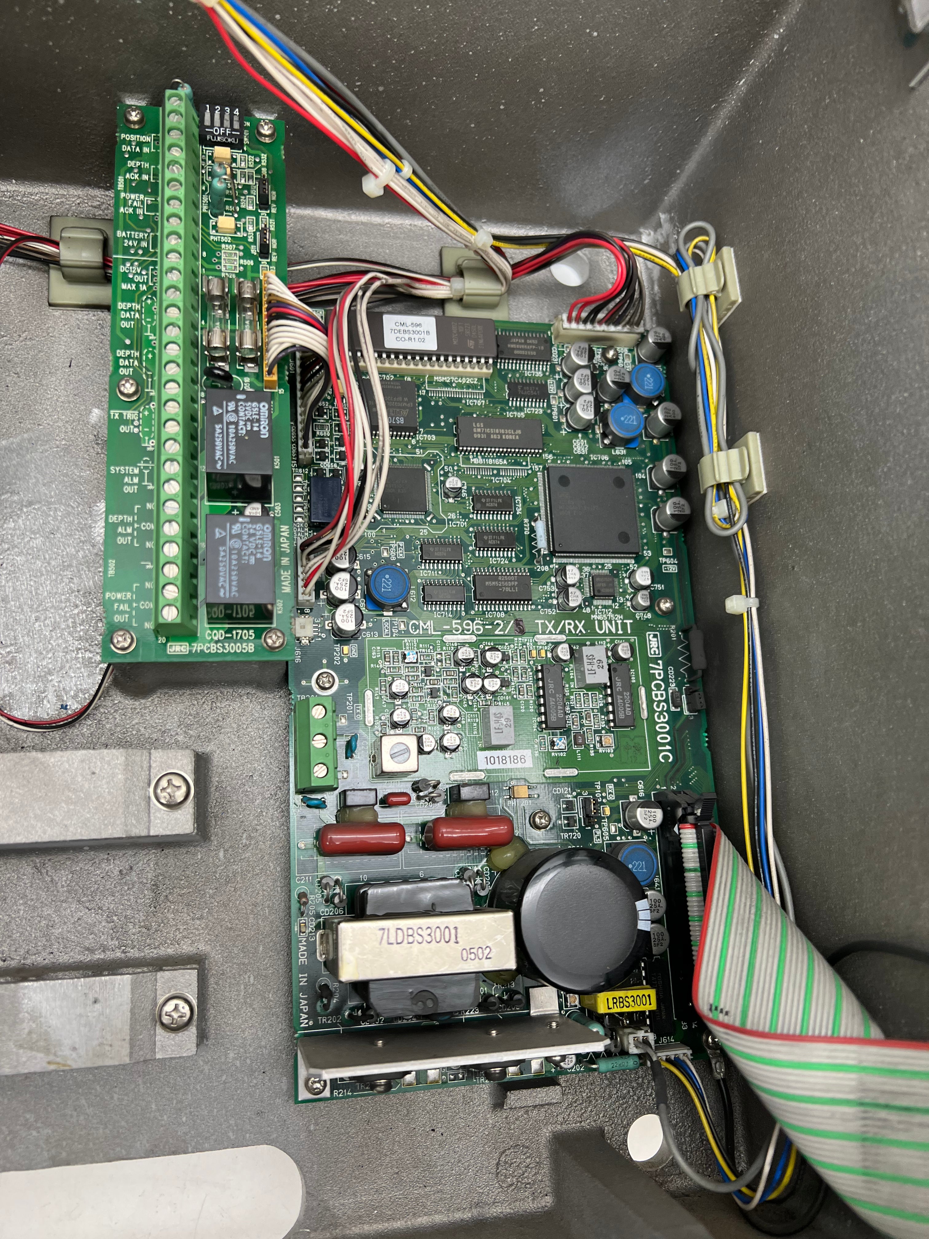 JRC Japan Radio Co. JFE-582 Echo Sounder w/ Mount Brackets JRC Japan Radio Co. JFE-582 Echo Sounder w/ Mount Brackets