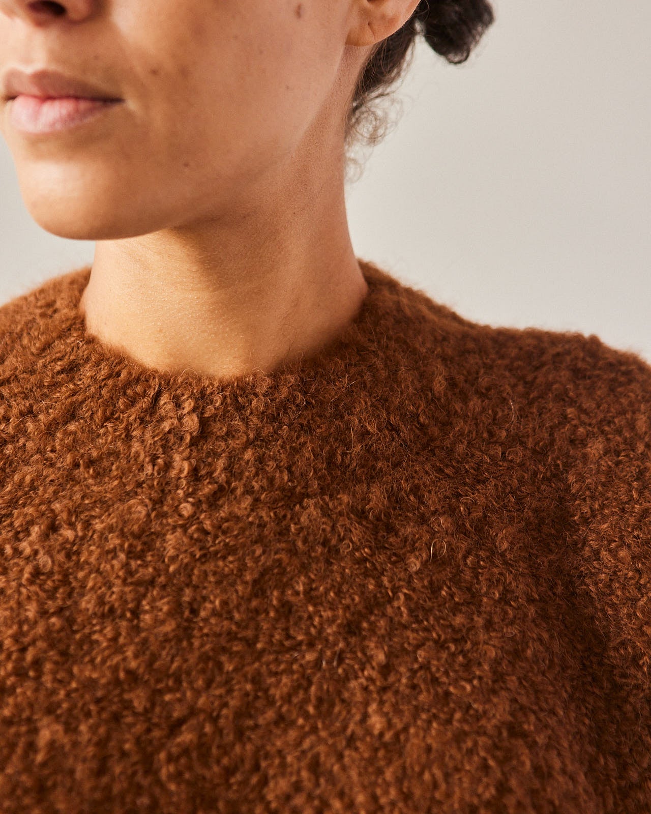 Cordera Boucle Sweater, Toffee | eBay